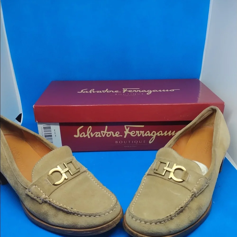 Salvatore Ferragamo suede salvatore